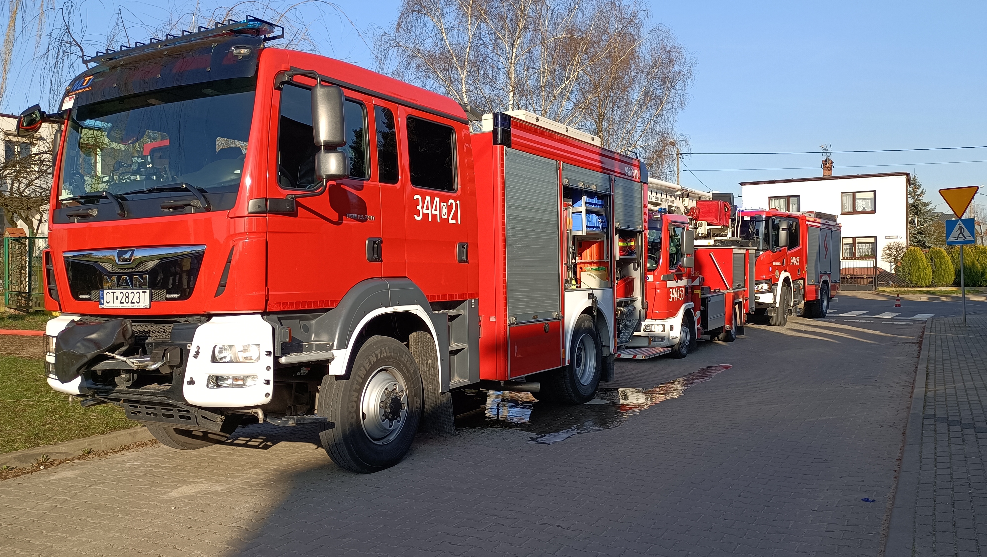 Pomoc rodzinie po pożarze domu jednorodzinnego w Chełmży
